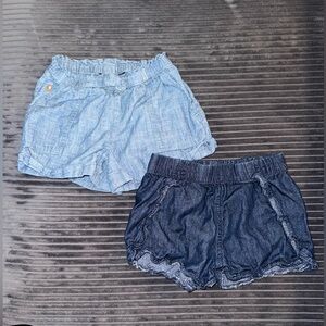 3T cotton “denim looking” comfy shorts